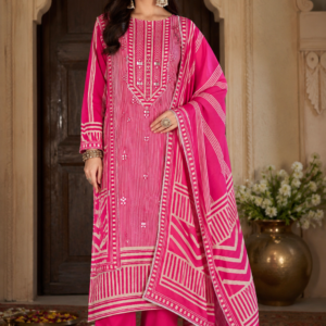 Gajji silk unstitched suit